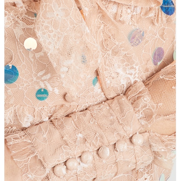 NWT For Love & Lemons Ace Maxi Sequin Dress S - Picture 5 of 6